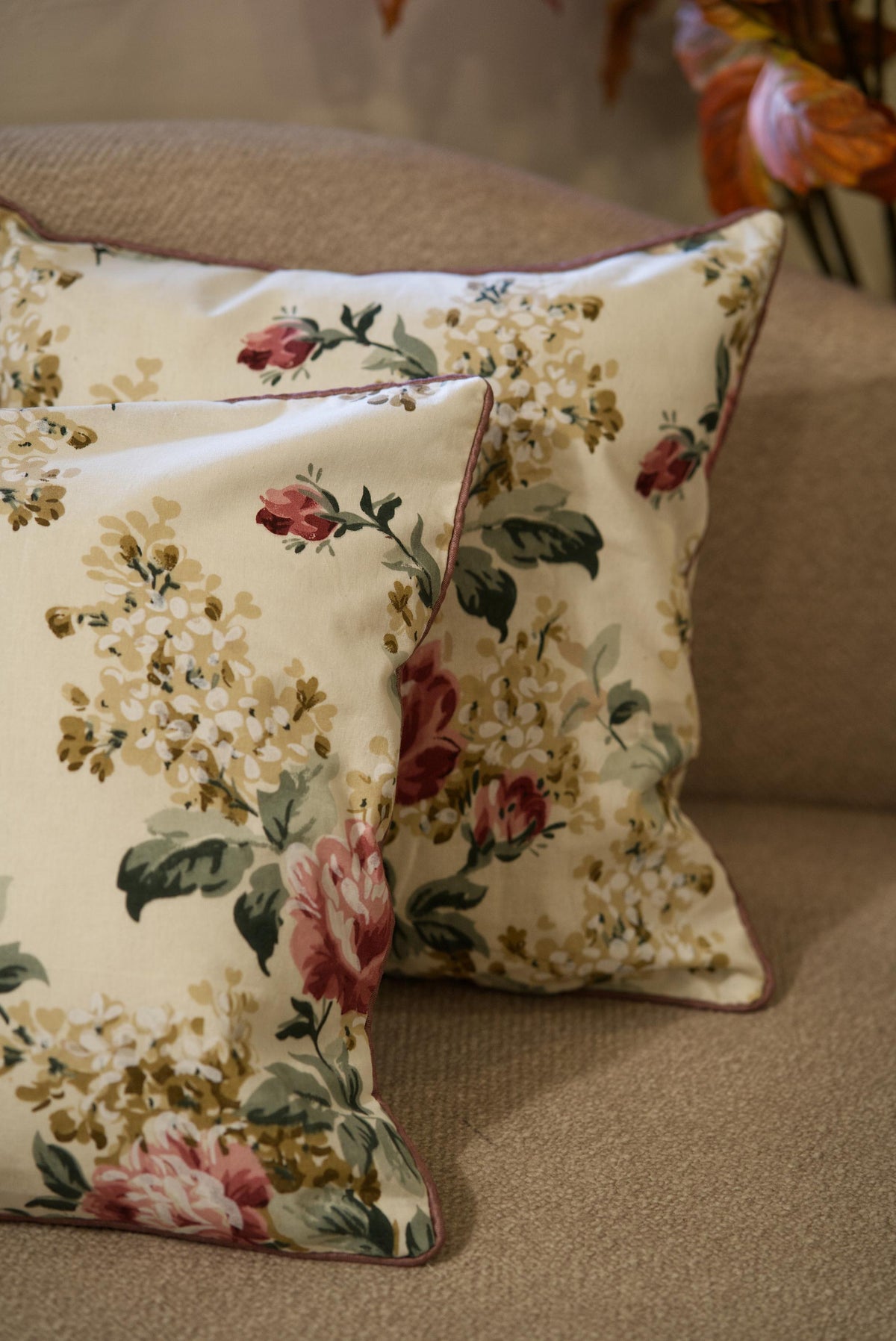 The Rosy Affair - Cotton Cushion cover