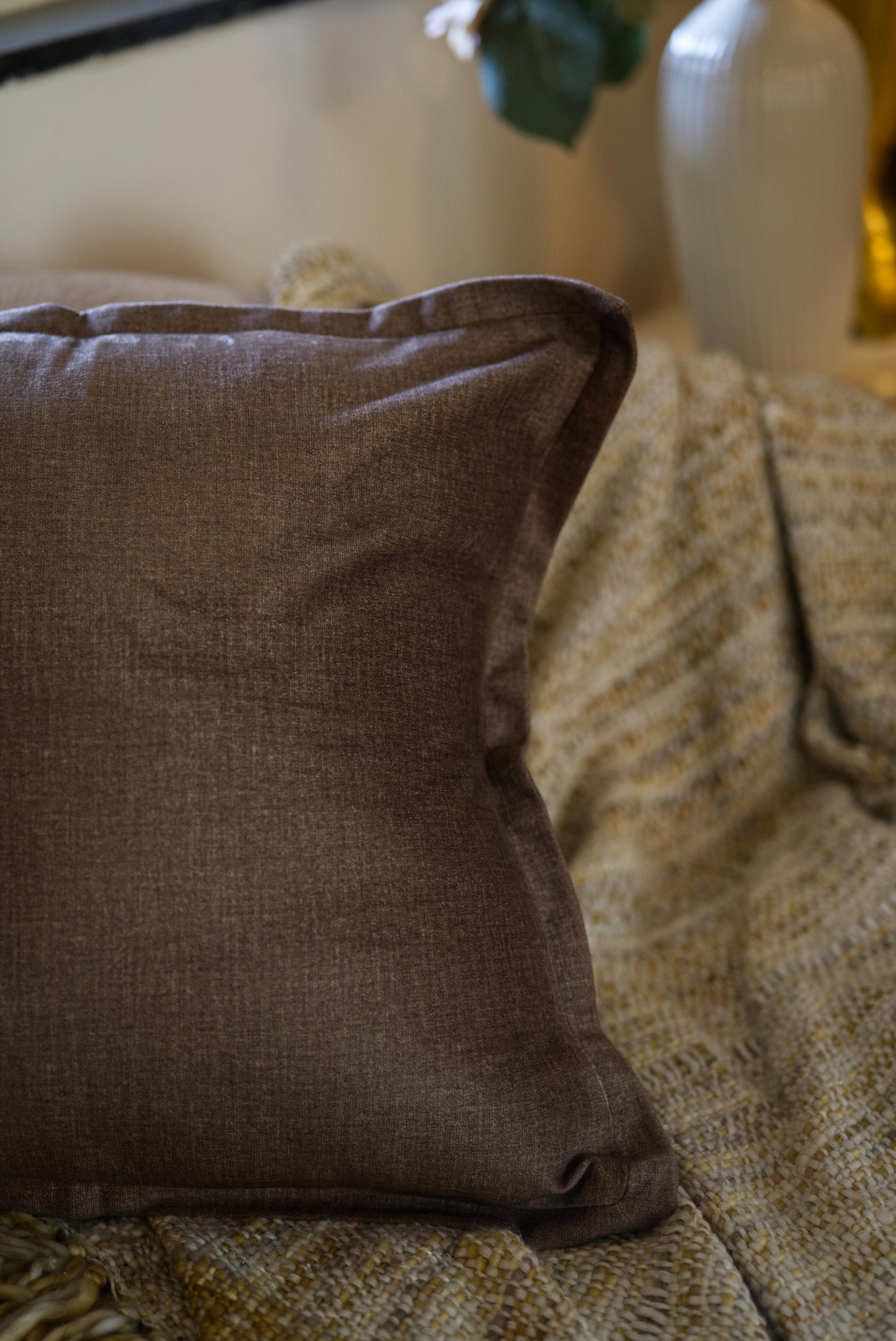 The Dark chocolate cushion cover