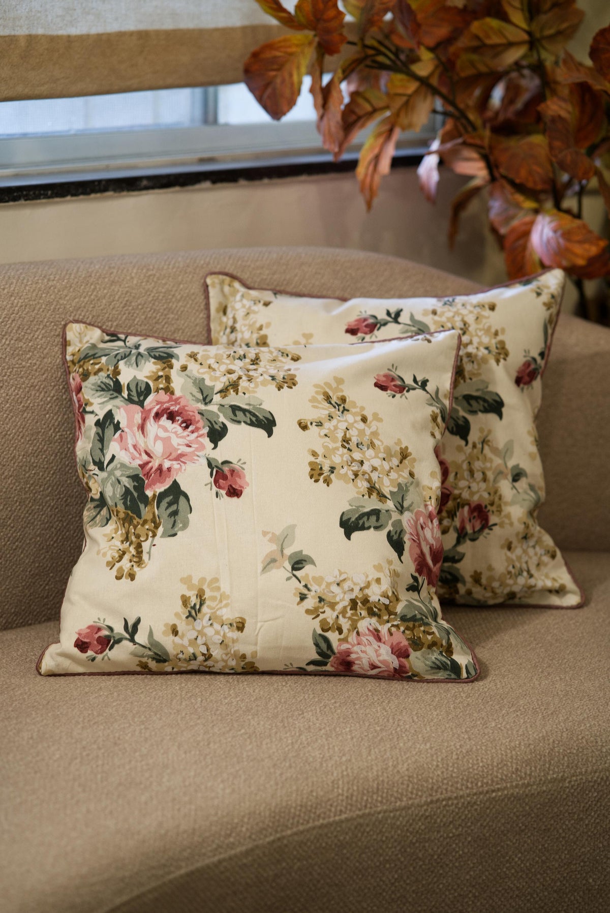 The Rosy Affair - Cotton Cushion cover