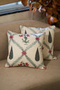 The Red Paisley - Cotton Cushion cover