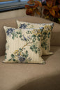 The Blue branch - Quilted Cushion cover