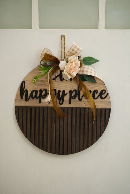 Door Hanging - Our Happy Place