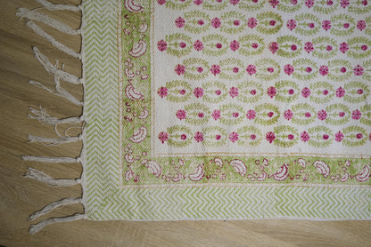 Pink Bouganvillea Floor rug - small