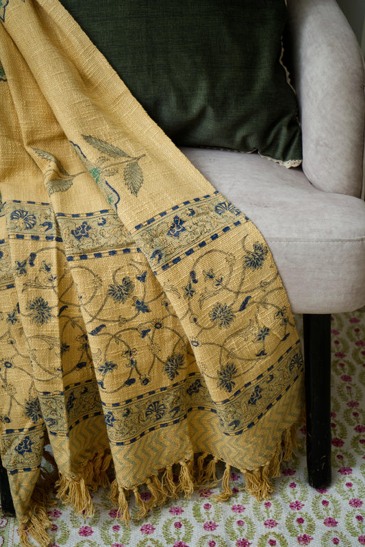 The Moonlit Linen Throw