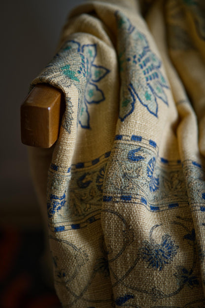 The Moonlit Linen Throw
