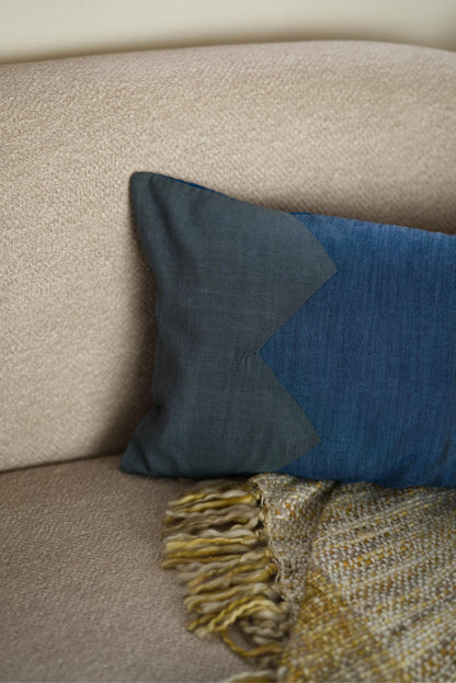 The Khadi patch cushion