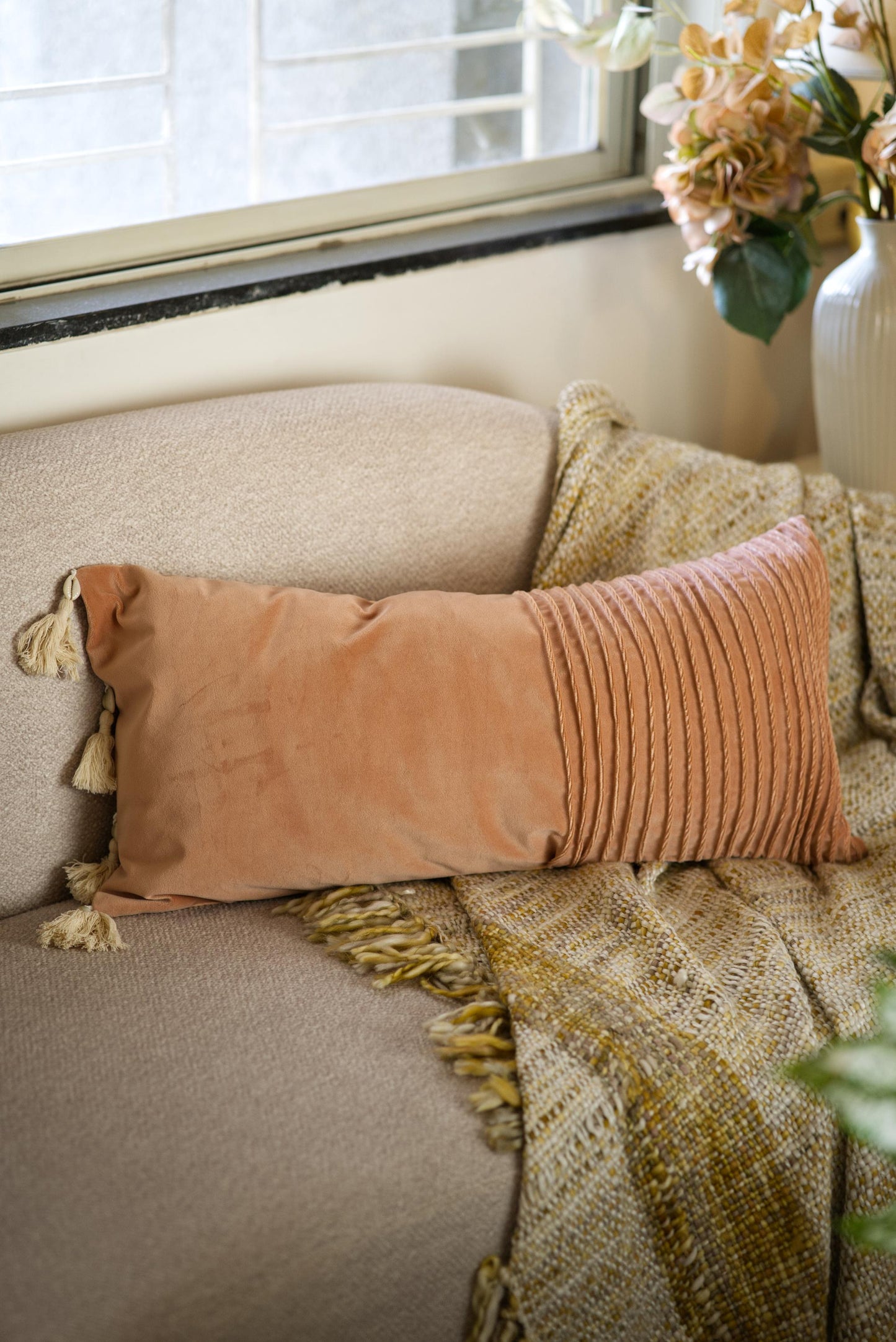The peach blush cushion