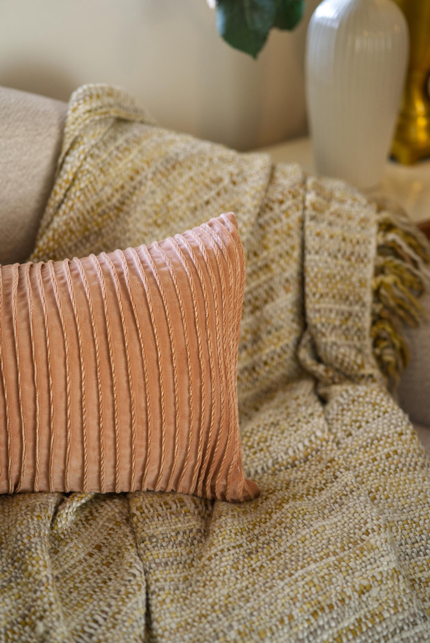 The peach blush cushion
