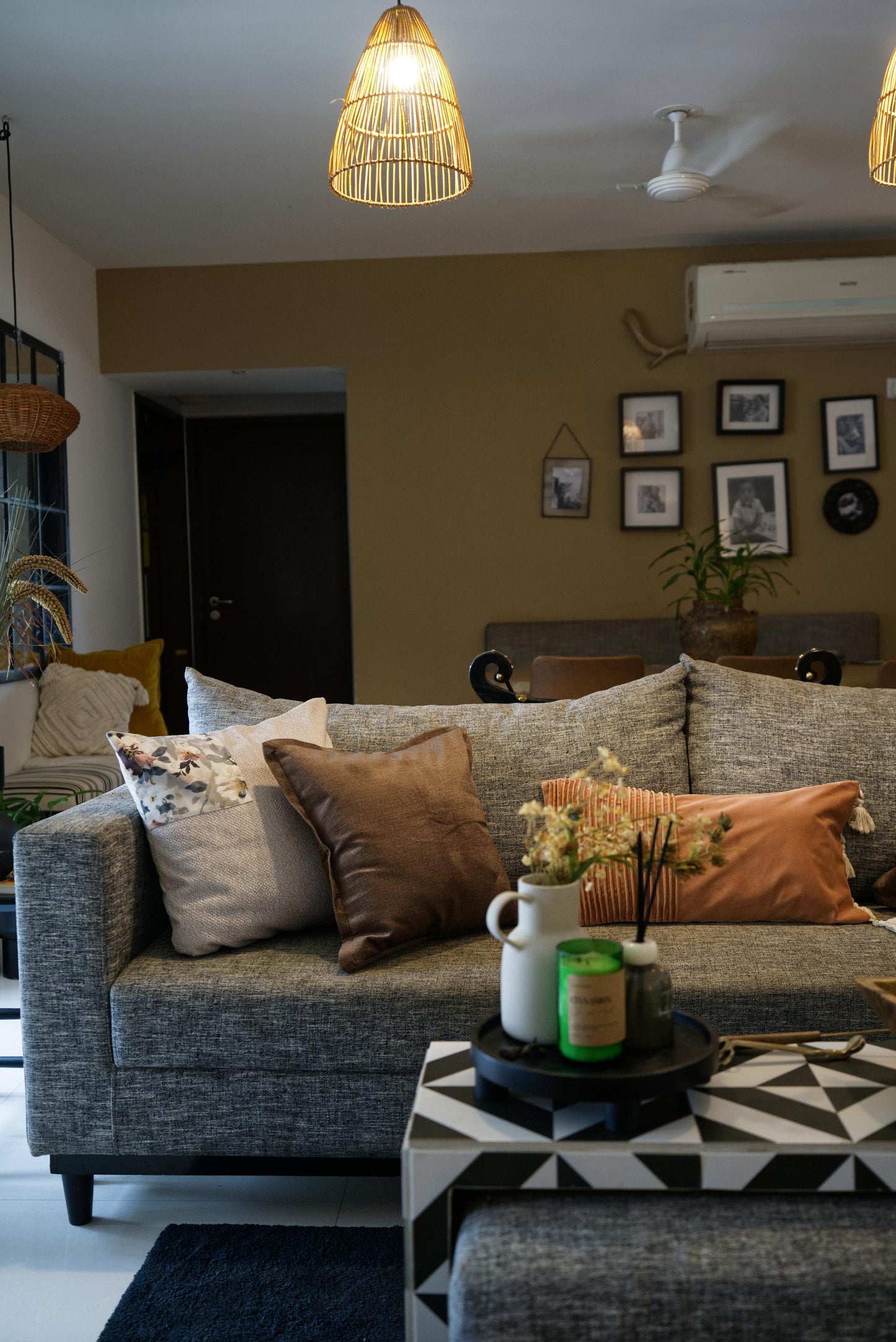 The Hazelnut Haven Cushion set