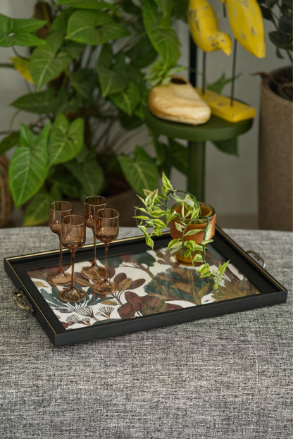 The Gulmohar tray - Black
