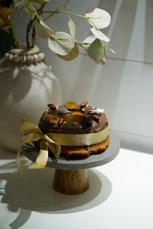 Grey Round Cake stand